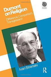 Cover of: Dumont on religion: difference, comparison, transgression