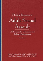 Cover of: Medical Response to Adult Sexual Assault 2E: A Resource for Clinicians and Related Professionals