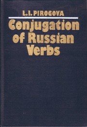 Cover of: Conjugation of Russian verbs