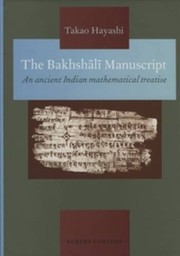 Cover of: The Bakhshali Manuscript by Takao Hayashi