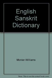 Cover of: English Sanskrit Dictionary