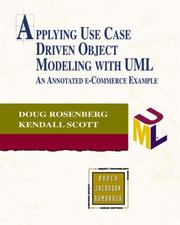 Applying use case driven object modeling with UML : an anotated e-commerce example