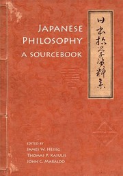 Cover of: Japanese philosophy by James W. Heisig, Thomas P. Kasulis, John C. Maraldo