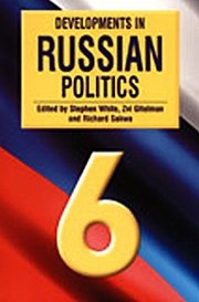 Cover of: Developments in Russian politics 7