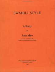Cover of: Swahili Style