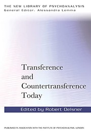 Transference and Countertransference Today by Robert Oelsner