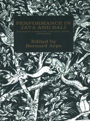 Performance in Java and Bali by B. Arps