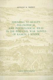 Adjusting to reality : philosophical and psychological ideas in the post-civil war novels of Ramón J. Sender