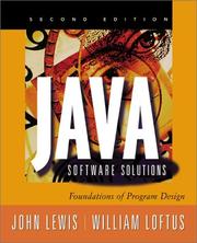 Java software solutions : foundations of program design