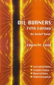 Oil burners by Edwin M. Field
