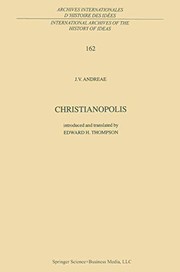 Cover of: Christianopolis
