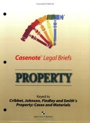 Cover of: Property (Casenote Legal Briefs)