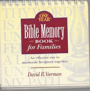 Cover of: The one year Bible memory book for families