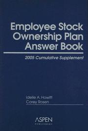 Cover of: Employee Stock Ownership Plan Answer Book: Cumulative Supplement