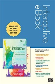 Cover of: Keeping the Republic - Interactive EBook: Power and Citizenship in American Politics