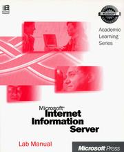 Cover of: Microsoft Internet Information Server (Academic Learning)