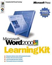 Cover of: MICROSOFT WORD 2000 LEARNING KIT