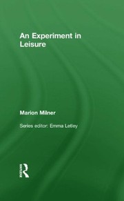 Cover of: An experiment in leisure