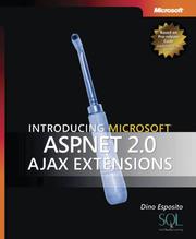 Cover of: Introducing Microsoft  ASP.NET 2.0 AJAX Extensions (Pro Developer)