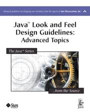 Java look and feel design guidelines : advanced topics