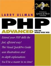Cover of: PHP Advanced for the World Wide Web Visual QuickPro Guide