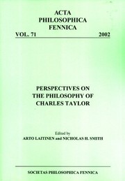 Cover of: Perspectives on the philosophy of Charles Taylor
