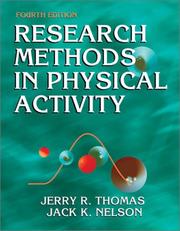 Cover of: Research methods in physical activity
