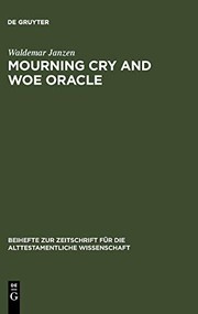 Mourning cry and woe oracle by Waldemar Janzen