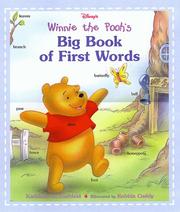 Cover of: Disney's Winnie the Pooh's big book of first words