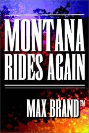 Cover of: Montana Rides Again