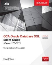 OCA Oracle Database SQL exam guide by Steve O'Hearn