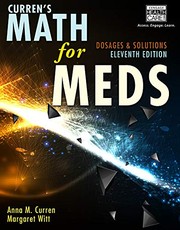 Cover of: Curren's Math for Meds: Dosages and Solutions