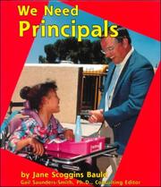 Cover of: We Need Principals (Pebble Books)