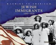 Cover of: Jewish immigrants, 1880-1924