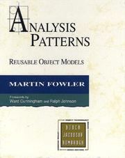 Cover of: Analysis Patterns by Martin Fowler