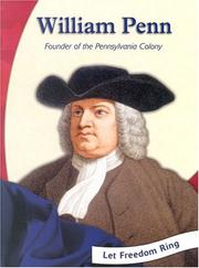 Cover of: William Penn: founder of the Pennsylvania Colony