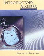 Cover of: Introductory algebra.