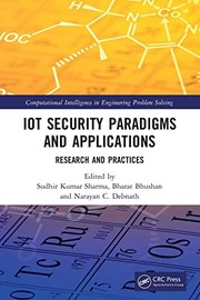 Cover of: IoT Security Paradigms and Applications: Research and Practices
