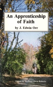 Cover of: An apprenticeship of faith by Orr, J. Edwin