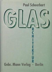 Cover of: Glasarchitektur