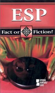 Cover of: Esp (Fact Or Fiction?)
