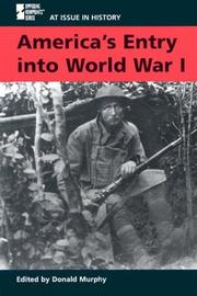 Cover of: United States Entry into World War I