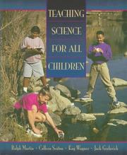 Cover of: Teaching science for all children by Ralph Martin ... [et al.].