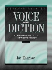 Voice and diction by Jon Eisenson, Arthur M. Eisenson