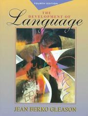 Cover of: Development of Language, The