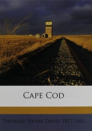Cover of: Cape Cod by Henry David Thoreau