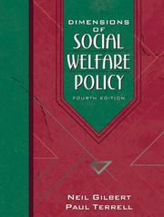 Dimensions of social welfare policy by Neil Gilbert