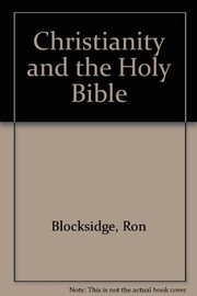Cover of: Christianity and the Holy Bible