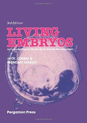 Cover of: Living embryos.