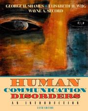 Cover of: Human communication disorders: an introduction